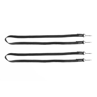 Tažné popruhy s háčky černé expedice 1/10 2ks