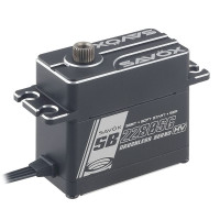 Digitális HiVolt standard szervó Brushless (AC) motorral és fém fogaskerékkel, 3x golyóscsapágy, 40.0/50.0/60kg 6.0/7.4/8.4V-on és 0.17/0.14/0.12s 6.0/7.4/8.4V-on, súly 83.0g, 40.3x20.2x38.7mm. Működési feszültség 4,8 - 8,4V.