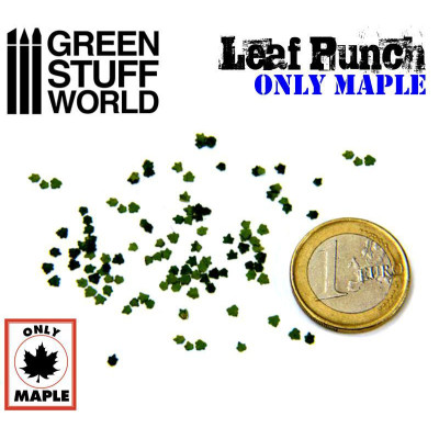 Miniature Leaf Punch MEDIUM PURPLE / Maple 1:80 1:76 1:65 1:48