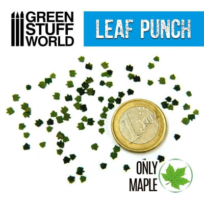 Miniature Leaf Punch MEDIUM BLUE / Maple 1:48 1:43 1:35