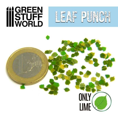 Miniature Leaf Punch LIGHT BLUE / Lime 1:65 1:48 1:43