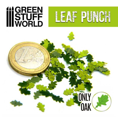 Miniature Leaf Punch LIGHT GREEN / Oak 1:30 1:22 1:16
