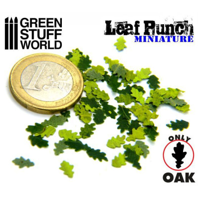 Miniature Leaf Punch LIGHT GREEN / Oak 1:30 1:22 1:16