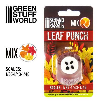 Miniature Leaf Punch RED / Mixed 1:48 1:43 1:35