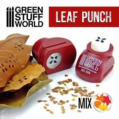 Miniature Leaf Punch RED / Mixed 1:48 1:43 1:35