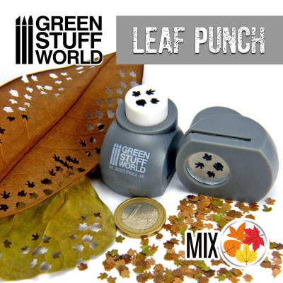 Miniature Leaf Punch GREY / Mixed 1:48 1:43 1:35