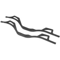 Tuning alkatrész RC autó modellekhez Axial SCX10 PRO: karbon alváz sínek