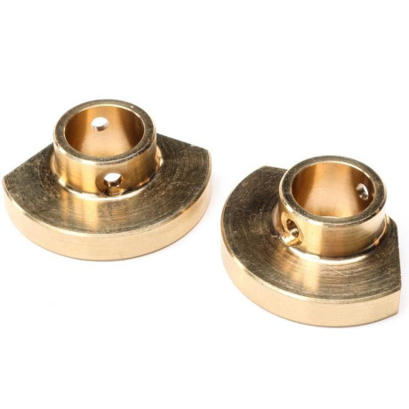 Axial krytka hřídelí kol zadní, mosaz (30g): SCX10 PRO