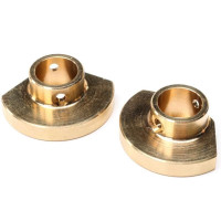 Tuning alkatrész RC autó modellekhez Axial SCX10 PRO: hátsó keréktengely sapka, sárgaréz (30g)