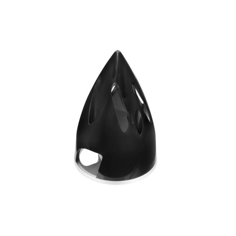 Kužel s chlazením 51mm (2") Dlouhý Černý