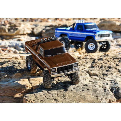 Traxxas TRX-4 Ford F-150 Ranger XLT TQi 1:10 RTR hnědá metalíza