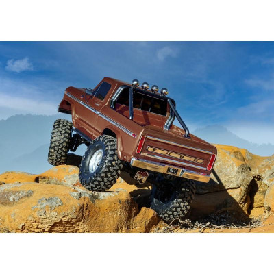 Traxxas TRX-4 Ford F-150 Ranger XLT TQi 1:10 RTR hnědá metalíza