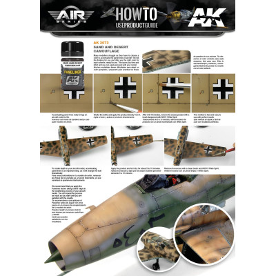 Paneliner for sand and desert camouflage 35ml