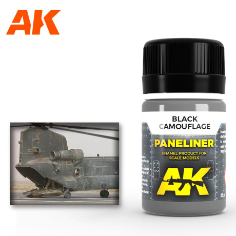 Paneliner for black camouflage 35ml