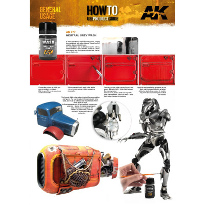 Wash Neutral Dark Grey 35ml