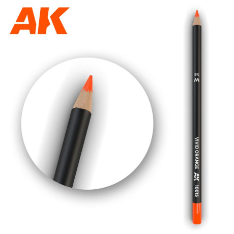 Watercolor Pencil Vivid Orange