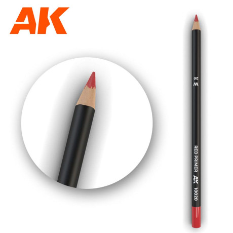 Watercolor Pencil Red Primer