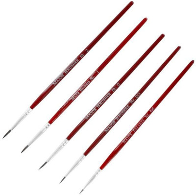 Modelcraft štětec se sobolí srsti (velikosti 000, 00, 0, 1, 2)