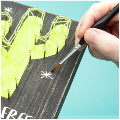 Modelcraft štětec s umělým vlasem (velikosti 000, 00, 0, 1, 2, 4)