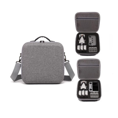 DJI MINI 3 Pro - Gray Nylon Case with Shoulder Strap