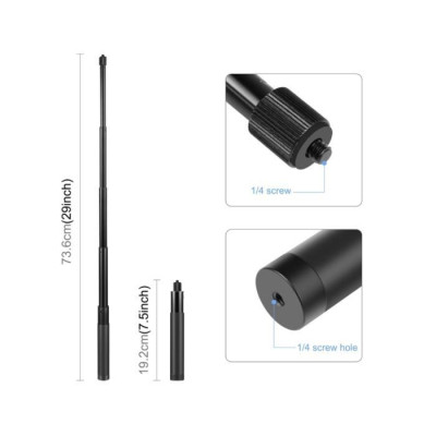 Invisible Selfie Stick for Insta360 X3 / X2 / One RS / GoPro (73.5cm)