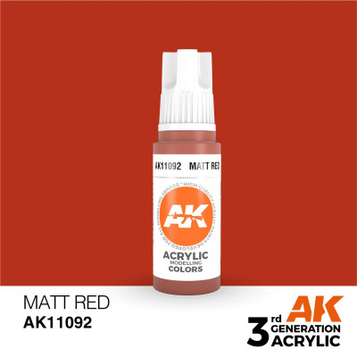 Matt Red 17ml