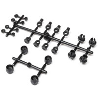 Pótalkatrész RC autó modellekhez Axial SCX10 PRO: lengéscsillapító alkatrész, műanyag