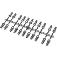 Pótalkatrész RC autó modellekhez Axial SCX10 PRO: rúdvégek M4