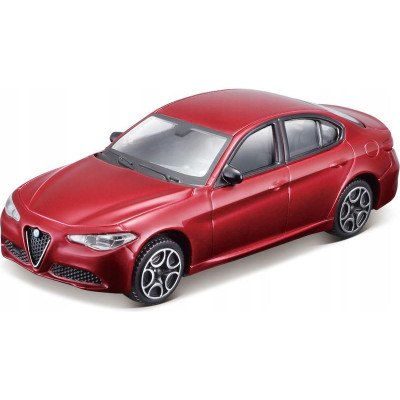 Bburago Alfa Romeo Stelvio 1:43 červená metalíza