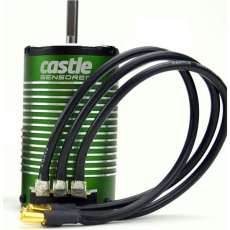 Castle motor 1515 2200ot/V senzored (konektory 4.0mm)