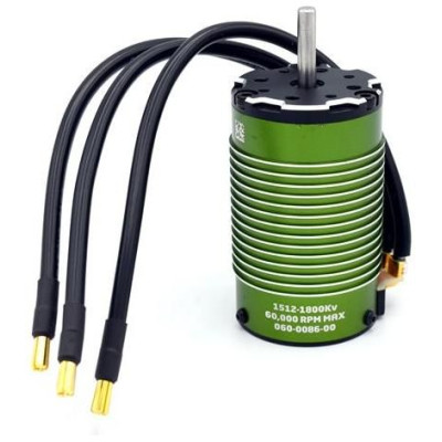 Castle motor 1512 1800ot/V senzored (konektory 4.0mm)