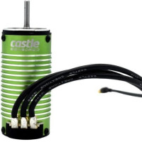 Erőteljes motor Castle 1010 5600 ford./V (érzékelős), alkalmas RC autómodellekhez 1:16-tól 1:14-ig. Tápegység 2S-3S LiPo. Edzett tengely 3,175 mm. Csatlakozók 4 mm. Méretek ø28 x 58,4 mm, súly 46,5 g.