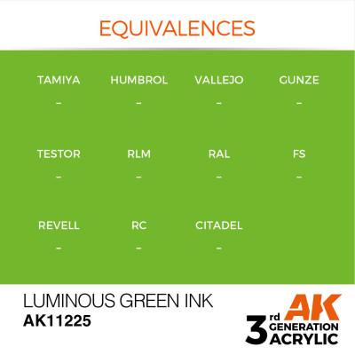 Luminous Green Ink 17ml