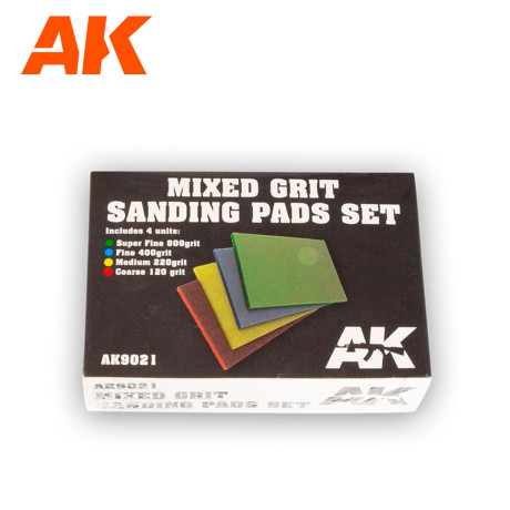 Mixed Grit Sanding Pads Set 4units