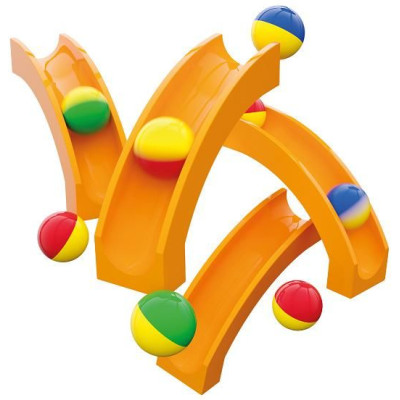 HUBELINO Kuličková dráha - rozšíření skluzavka 12 dílků