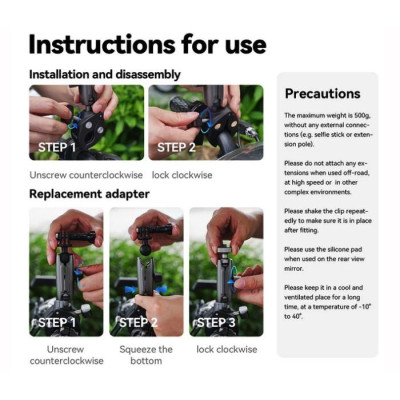 Aluminum alloy universal motorbike držák