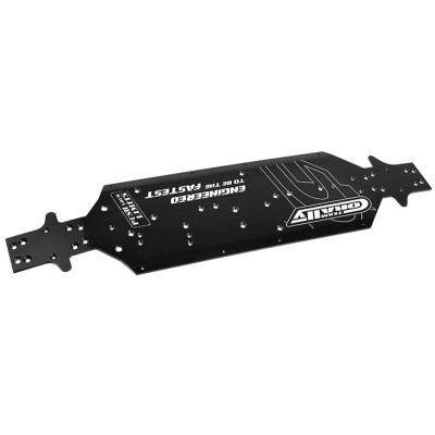 Hliníkové šasi - ASUGA XLR - černé - 1 ks.