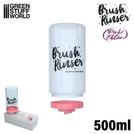 Bottle brush rinser 500ml - Pink / Náhradná fľaša 500ml - rúžová
