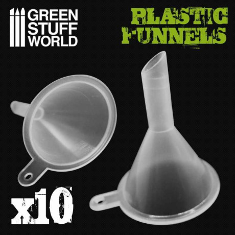Plastic funnel Pack x10 / Plastový lievik x10