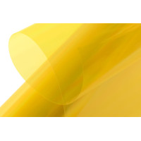 Áttetsző poliészter vasalható fólia repülőmodellek bevonására, 200x64 cm tekercs. Ellenáll a modellező üzemanyagoknak, üzemi hőmérséklet-tartomány 95-180°C között.