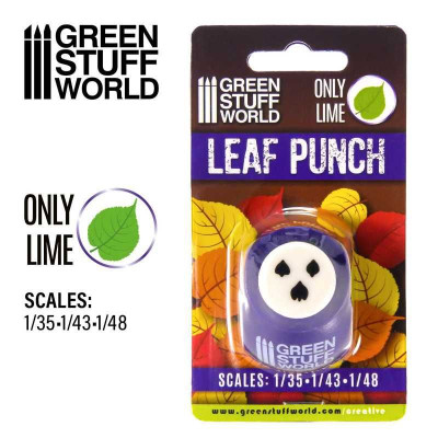 Miniature Leaf Punch DARK PURPLE / Lime 1:35 1:43 1:48