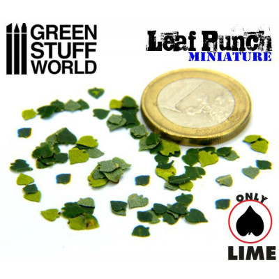 Miniature Leaf Punch DARK PURPLE / Lime 1:35 1:43 1:48
