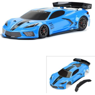 PROTOform karosérie 1:7 Chevrolet Corvette C8 modrá: Arrma Felony