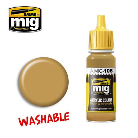 WASHABLE Sand (RAL 8020) 17ml / A.MIG-106