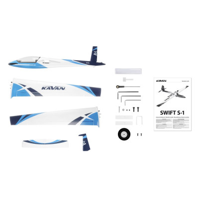 KAVAN Swift S-1 2400mm ARF - modrá