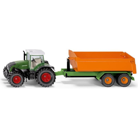 SIKU Farmer - traktor Fendt s vyklápěcím přívěsem, 1:50