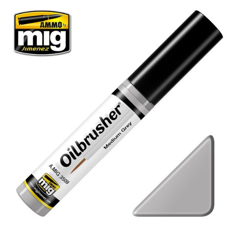 OILBRUSHER Medium Grey / A.MIG-3509