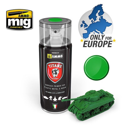 TITANS HOBBY Emerald Green Matt Primer 400ml