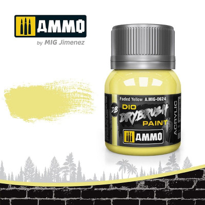 DRYBRUSH Faded Yellow 40ml / A.MIG-0624