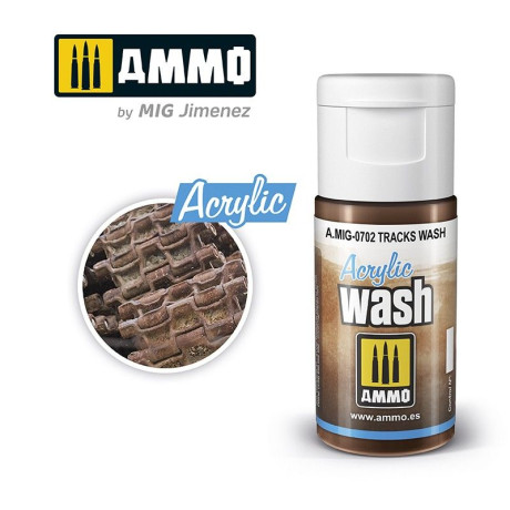ACRYLIC WASH Tracks Wash 15ml / A.MIG-0702